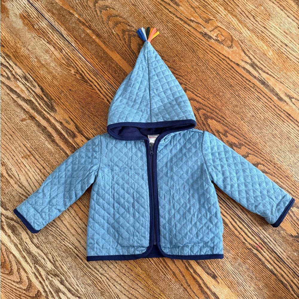 Hanna Andersson Quilted Blue Jacket